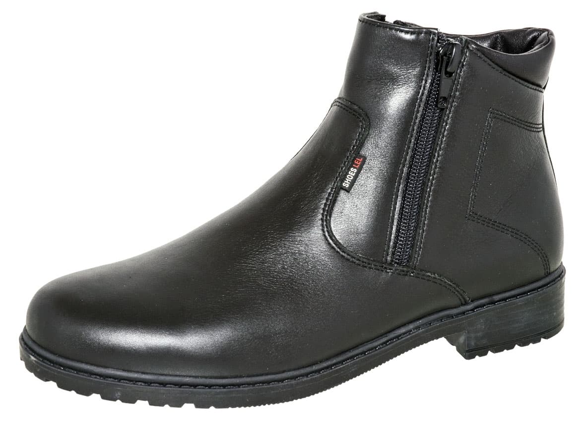 м 7-862 М Ботинки мальчиковые байка, черный